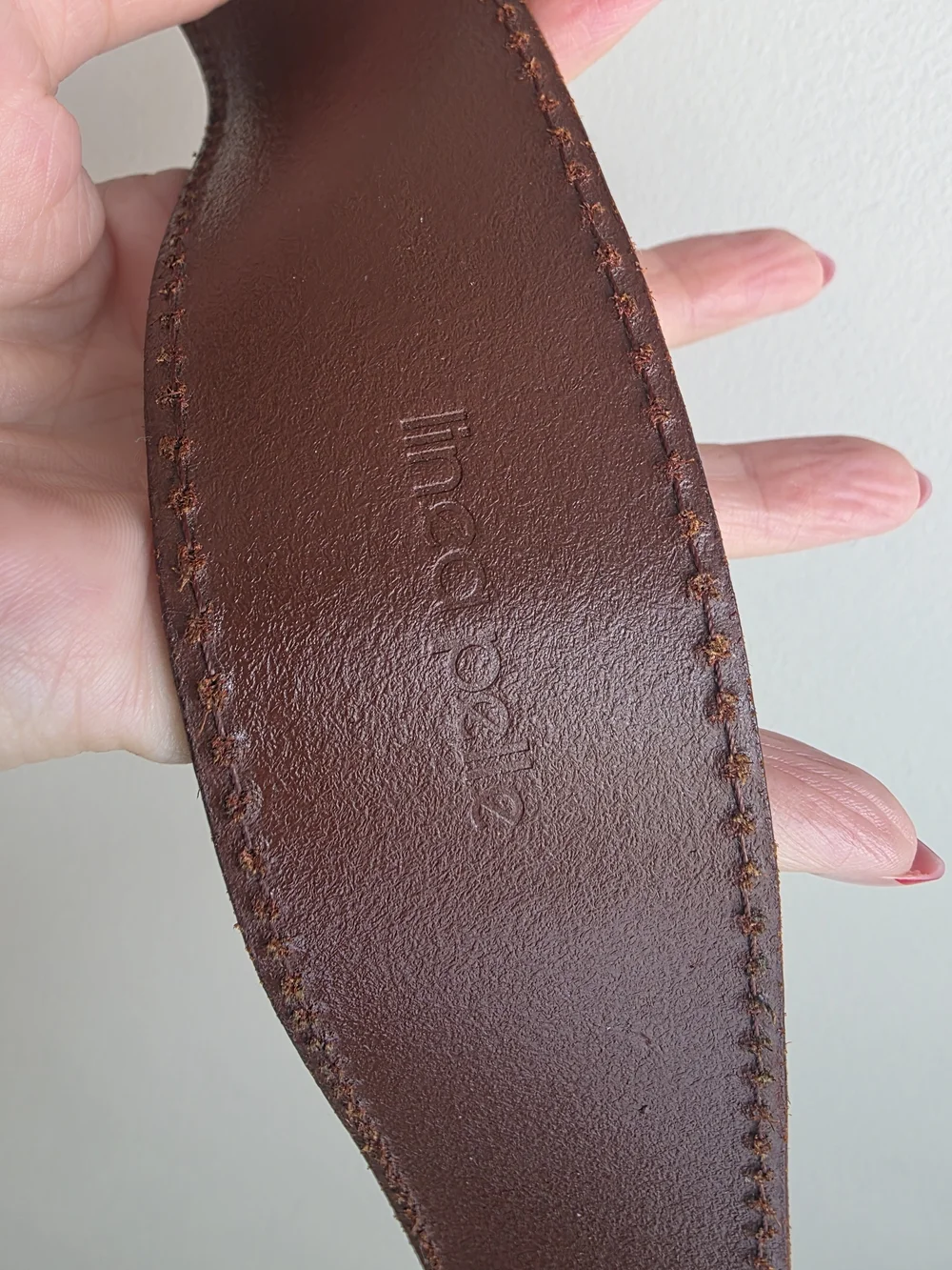 ✨ Linea Pelle Studded Genuine Leather